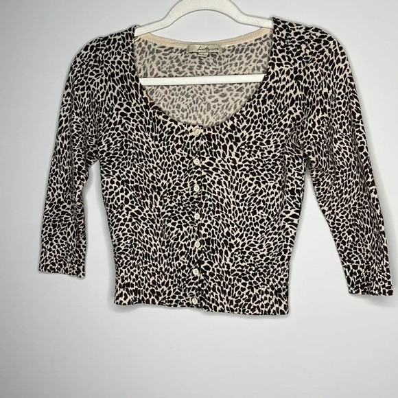 Forever 21 Cheetah Print Cardigan - Picture 2 of 7